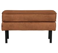 RODEO - Repose pieds en cuir cognac Marron