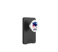Rodeo Support The Team Rodeo Cowboy Rider Horse Drapeau USA PopSockets PopWallet pour MagSafe