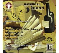 Roderick Williams - Havergal Brian - Wine of Summer & Symphonies Nos 19 & 27