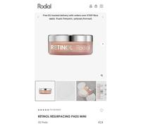 Rodial Retinol MINI TAMPONS RESURFAÇANTS AU RÉTINOL