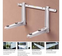 Rodigas MS230 Console murale universelle Support pour climatiseur 120 kg