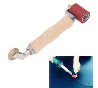 Rodillo de Costura 40 mm para PVC, TPO y EPDM - Herramienta de Silicona con Eje de Latón de 6 mm para Sellado y Alisado Preciso de Juntas