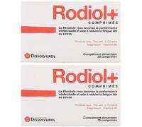 RODIOL+ Rhodiole rose vitalité mentale Comprimé(S) 2x30 pc(s)