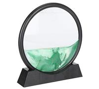 Rodipu Peinture de Sable, Image de Sable Dynamique, Images d'art de Sable Image d'art de Sable Images de Sable hôtel pour la Maison de Chambre à Coucher de Bureau(Green, 7 inch)
