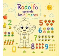 Rodolfo aprende los números: Libro de colorear infantil