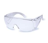 RODOPI ProLense-Protect Lunettes de protection pour porteurs de lunettes Lunettes de protection transparentes EN 166 1F Lunettes de sécurité du travail chantier Laboratoire Surlunettes Travail ANSI