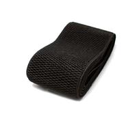 Rodsah 3 mètres de Bande élastique colorée 6 cm de Large pour Pantalons, Jupes, Ceinture élastique pour Accessoires de Couture tricotés,Noir,60mm