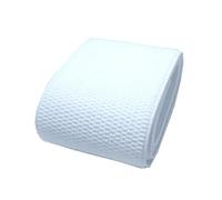 Rodsah 3 mètres de Bande élastique colorée 6 cm de Large pour Pantalons, Jupes, Ceinture élastique pour Accessoires de Couture tricotés,Blanc,60mm