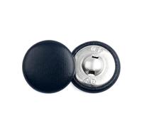 Rodsah 30 pièces 11-28 mm Bouton recouvert de Cuir pour Coudre Veste Manteau Boutons décoratifs Bricolage Accessoire de Couture,Bleu Marine,18mm