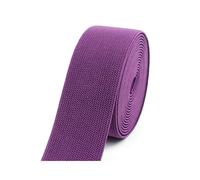Rodsah 5 mètres 10-60 mm Bande élastique de Couture pour sous-vêtements Bande élastique en Caoutchouc Pantalon Bricolage vêtement Couture Accessoire,Violet,60mm