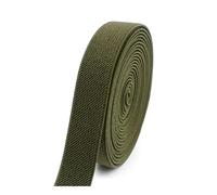 Rodsah 5 mètres 10-60 mm Bande élastique de Couture pour sous-vêtements Bande élastique en Caoutchouc Pantalon Bricolage vêtement Couture Accessoire,Vert armée,60mm
