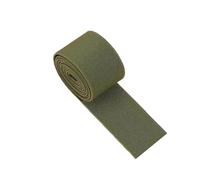 Rodsah 5 mètres Bande Élastique 3-5 cm De Large Pantalon Plat Bande Élastique Durable Jupe Épaisse Accessoires De Couture Tricotés,Vert armée,40mm