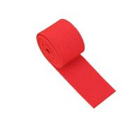 Rodsah 5 mètres Bande Élastique 3-5 cm De Large Pantalon Plat Bande Élastique Durable Jupe Épaisse Accessoires De Couture Tricotés,Rouge,50mm
