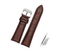 Rodsah Bracelet de montre 23 mm 24 mm 26 mm 28 mm, grande largeur, noir et marron, bracelets de montre universels pour accessoires de montres pour hommes,28mm