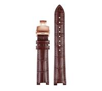 Rodsah Bracelet de montre en cuir 12-20 mm, cranté, accessoires pour montres hommes et femmes, avec outil d'installation,16mm - 9mm