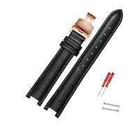 Rodsah Bracelet de montre en cuir 12-20 mm, pour homme et femme, cranté, accessoires pour montres hommes et femmes,15x7mm