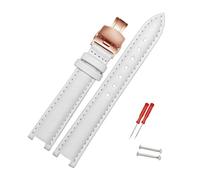 Rodsah Bracelet de montre en cuir 12-20 mm, pour homme et femme, cranté, accessoires pour montres hommes et femmes,14x7mm