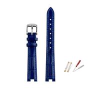 Rodsah Bracelet de montre femme, 12 x 4 mm / 14 x 5 mm, bracelet à encoche, coutures faites main, avec outil d'installation,14mm - 5mm