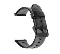 Rodsah Bracelet de montre transparent 20 mm - 22 mm avec boucle en acier inoxydable, bracelet de montre sport étanche,20mm