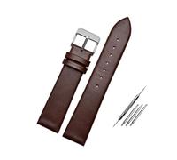 Rodsah Bracelet de montre universel en cuir souple et fin, 12 mm - 22 mm Bracelets Wtahc pour montres homme et femme,12mm