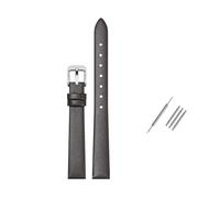 Rodsah Bracelet de montre universel en cuir véritable souple 8 mm - 24 mm, étanche, pour homme et femme,Brun foncé,20mm