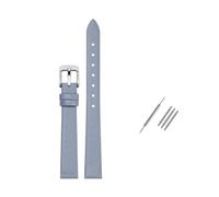 Rodsah Bracelet de montre universel en cuir véritable souple 8 mm - 24 mm, étanche, pour homme et femme,12mm