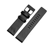 Rodsah Bracelet de montre vintage en cuir véritable 22/24/26/28/30/32 mm, noir et marron, accessoires pour montres hommes,22mm