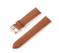 Rodsah Bracelet en cuir texturé 18 mm, 20 mm, 22 mm, 24 mm, accessoires de remplacement,15mm