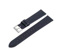 Rodsah Bracelets de montre en cuir 14 mm, 16 mm, 18 mm, 20 mm, accessoires de remplacement,Noir,16mm