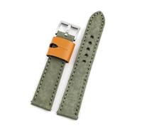 Rodsah Bracelets de montre en toile à dégagement rapide en nylon 20 mm, 22 mm, 24 mm pour accessoires de montre pour hommes,Vert,20mm