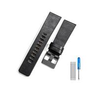 Rodsah Bracelets de montre vintage en cuir respirant, 22, 24, 26, 28 mm, accessoires pour montres hommes,27mm
