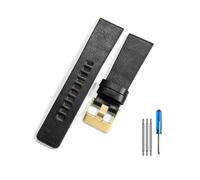 Rodsah Bracelets de montre vintage en cuir respirant, 22, 24, 26, 28 mm, accessoires pour montres hommes,30mm