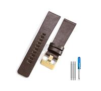 Rodsah Bracelets de montre vintage en cuir respirant, 22, 24, 26, 28 mm, accessoires pour montres hommes,30mm