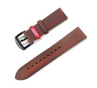 Rodsah Bracelets de montre vintage en cuir véritable 22 mm, 20 mm, bracelet de remplacement pour montres hommes,22mm