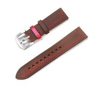 Rodsah Bracelets de montre vintage en cuir véritable 22 mm, 20 mm, bracelet de remplacement pour montres hommes,20mm