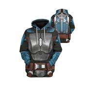 Rodwake Boba Fett Sweat à capuche pour homme Bo Katan Veste Rebelle Star Graphic Pullover Anime Pull Over, Bo Katan, XX-Large