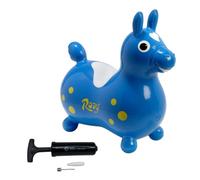 Rody ATC Cavallo Ledraplastic Gymnic Cheval sauteur + pompe incluse Bleu