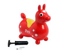 Rody Hüpfpferd + inkl. Pumpe, Sprungpferd Cavallo Ledraplastic Gymnic (rot)