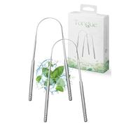Roe Tenpo Gratte-langue en forme de U - En acier inoxydable - Hygiène buccale optimale - Haleine fraîche et bouche saine - Gratte-langue pour adultes et enfants