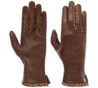Roeckl Gants Berlin Leo Femme - pour avec doigts doublure automne-hiver Hiver - 7 1/2 HS marron