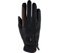 Roeckl Gants d'Équitation "Malta" - noir/moka - 7.5
