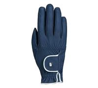 Roeckl Lona Everyday Riding Glove 8.5 inches Navy Silver