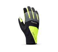 Roeckl Rapallo 2024 Gants de cyclisme d'hiver longs imperméables Noir/jaune