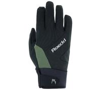 Roeckl Reichenthal 2 Gants de cyclisme d'hiver longs noir/vert 2025 : taille : 9
