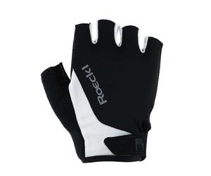 Roeckl Sports Basel 2 Gants de Cyclisme Unisexes, Noir/Blanc, Taille 9,5