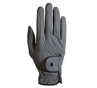 Roeckl Sports Gants d’équitation ROECK-Grip, Gants d’été pour compétition, Anthracite 6.5