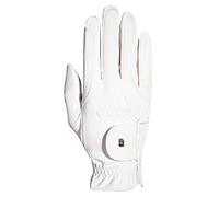 Roeckl Sports Gants d’équitation ROECK-Grip, Gants d’été pour compétition, White 7.5