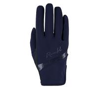 Roeckl Sports Lorraine Gants d'équitation d'été pour Femme Bleu Marine 7,5