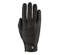 Roeckl Sports Malaga Gants d'équitation d'été pour Tournoi Noir délavé 9,5 cm