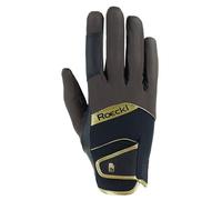 Roeckl Sports Millero Gants d'équitation, Gants d'été, pour Loisirs, Marron/Noir, 8,5